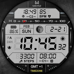 MD112 Digital watch face