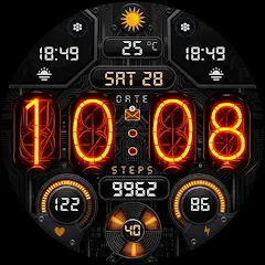 Nixie Digital - Wear OS Face