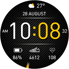 DIGI MONODARK WS74 Watch face