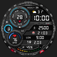 MD324 Hybrid watch face