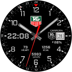 Hybrid TAG CARRERA Watch face