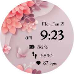 NXV01 Flower bloom watch face